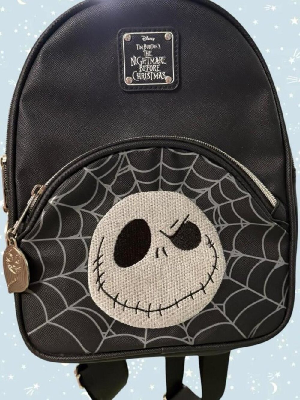 NWOT Disney Nightmare Before Christmas Jack Skellington mini black backpack